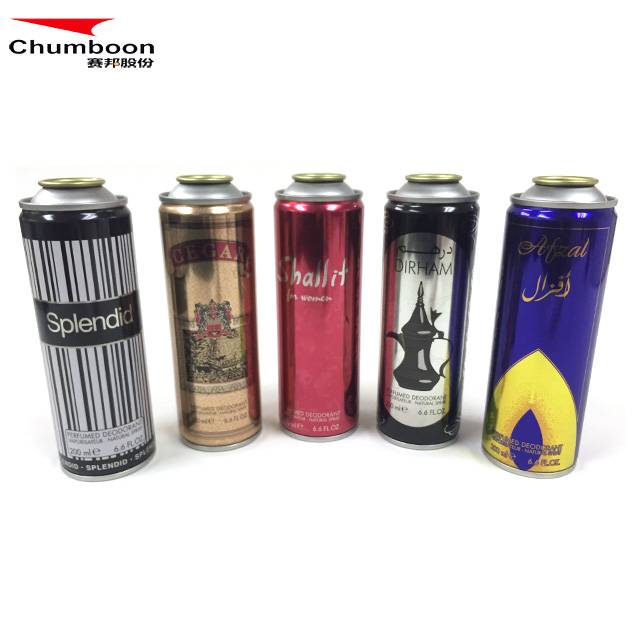 Chumboon Aerosol Tin Can For Perfume Body Spray With Oem Printing