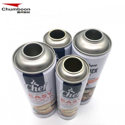 65*158mm High Quality Aerosol Olive Oil Tin Cans With Cmyk Printing From Chumboon